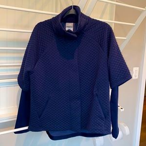 New Balance Bright Navy Jersey Jacket Large